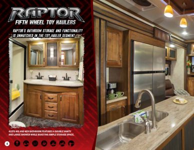 2015 Keystone RV Raptor Brochure page 4