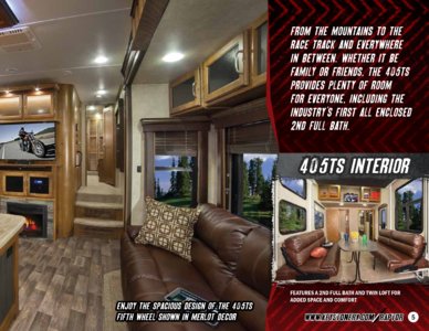 2015 Keystone RV Raptor Brochure page 5