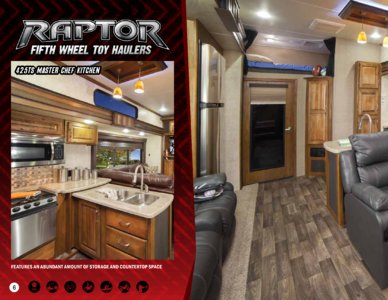 2015 Keystone RV Raptor Brochure page 6