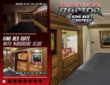 2015 Keystone RV Raptor Brochure page 8