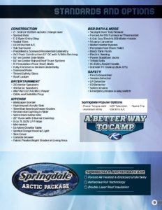 2015 Keystone RV Springdale Western Edition Brochure page 9