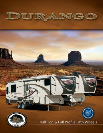 2015 KZ RV Durango Brochure