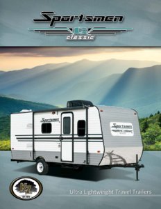 2015 KZ RV Sportsmen Classic Brochure page 1