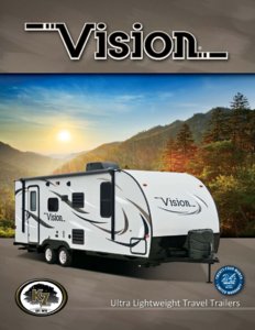 2015 KZ RV Vision Brochure page 1