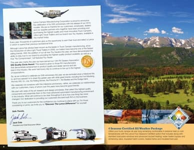 2015 Lance Truck Campers Brochure page 2