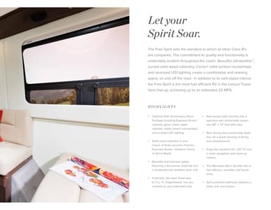 2015 Leisure Travel Vans Free Spirit Brochure page 9