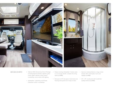 2015 Leisure Travel Vans Unity Older Brochure page 5