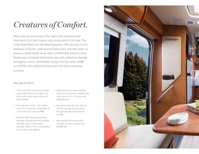 2015 Leisure Travel Vans Unity Older Brochure page 8