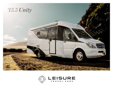 2015 Leisure Travel Vans Unity Brochure page 1