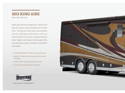 2015 Newmar King Aire Brochure page 4