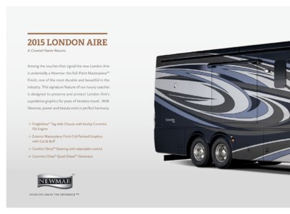 2015 Newmar London Aire Brochure page 4