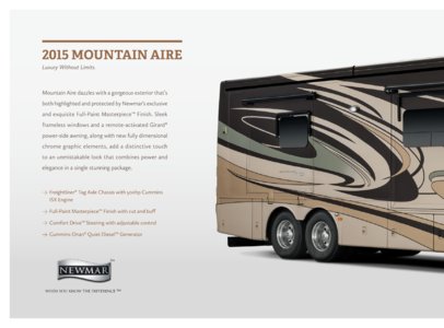 2015 Newmar Mountain Aire Brochure page 4