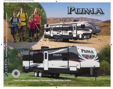 2015 Palomino Puma Brochure page 1