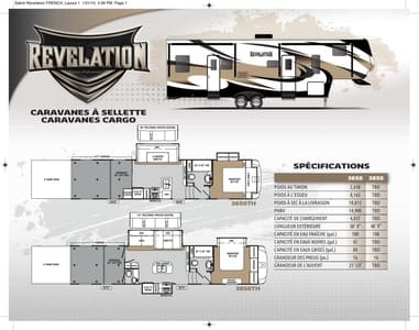 2015 Palomino Revelation French Brochure page 1