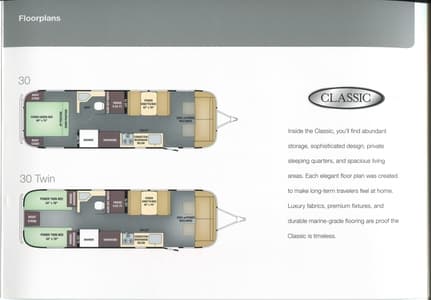 2016 Airstream Classic Travel Trailer Brochure page 3