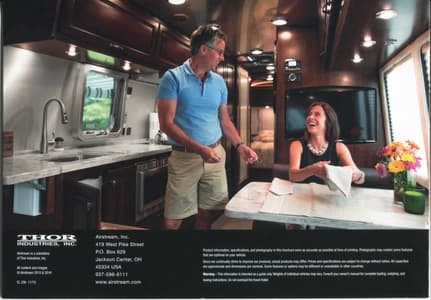 2016 Airstream Classic Travel Trailer Brochure page 6