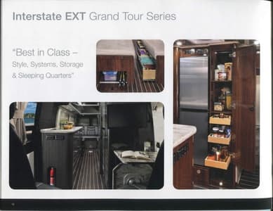 2016 Airstream Interstate EXT Touring Coaches Brochure page 11
