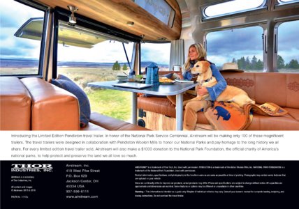 2016 Airstream Pendleton Brochure page 8