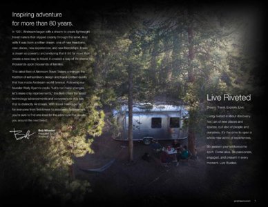 2016 Airstream Travel Trailers Brochure page 3