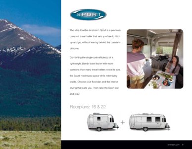 2016 Airstream Travel Trailers Brochure page 11