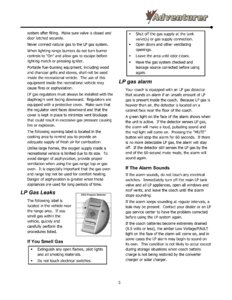 2016 ALP Adventurer Motor Home Owner's Manual page 11