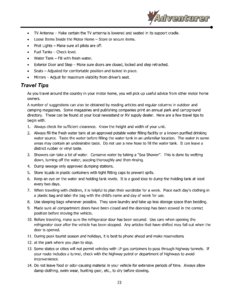 2016 ALP Adventurer Motor Home Owner's Manual page 29