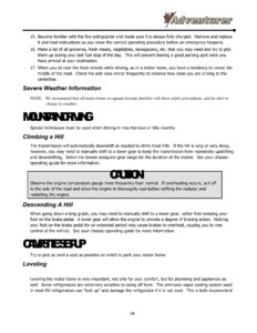 2016 ALP Adventurer Motor Home Owner's Manual page 30