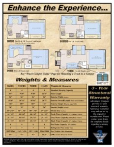 2016 ALP Adventurer Truck Campers Brochure page 3