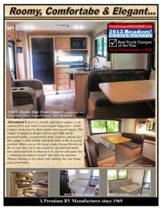 2016 ALP Adventurer Truck Campers Brochure page 7