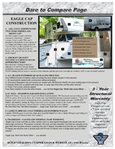 2016 ALP Eagle Cap Truck Campers Brochure page 3