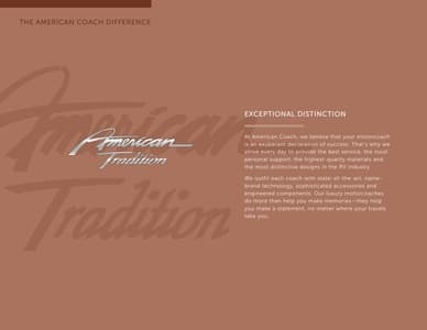 2016 American Coach American Tradition Brochure page 17