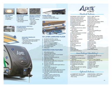 2016 Coachmen Apex Brochure page 11