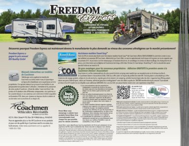 2016 Coachmen Freedom Express French Brochure page 16