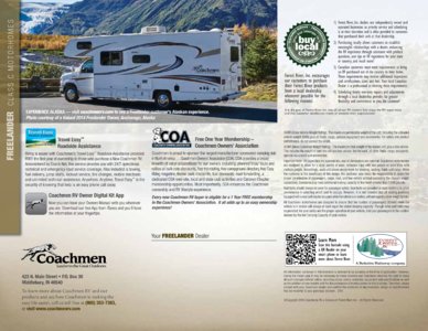 2016 Coachmen Freelander Brochure page 8