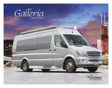 2016 Coachmen Galleria Brochure page 1