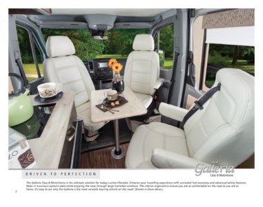 2016 Coachmen Galleria Brochure page 2