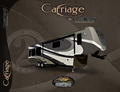 2016 Crossroads RV Carriage Brochure page 1