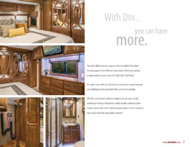 2016 DRV Luxury Suites Mobile Elite Suites Brochure page 7