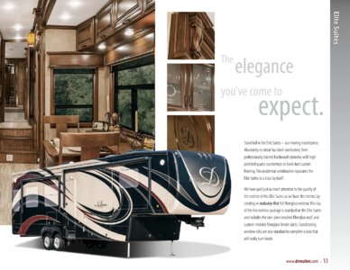 2016 DRV Luxury Suites Mobile Elite Suites Brochure page 13