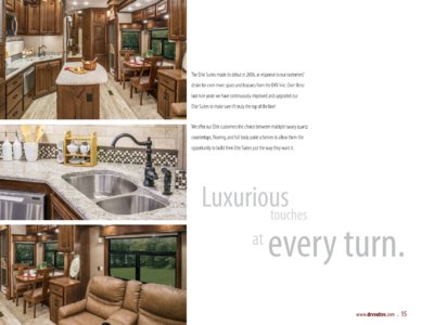 2016 DRV Luxury Suites Mobile Elite Suites Brochure page 15