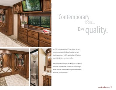 2016 DRV Luxury Suites Mobile Elite Suites Brochure page 17