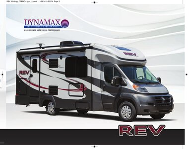 2016 Dynamax Rev French Brochure page 1