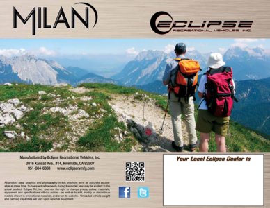 2016 Eclipse Milan Brochure page 12