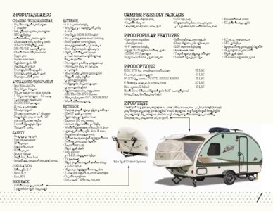 2016 Forest River R-Pod Brochure page 7