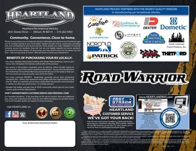 2016 Heartland Road Warrior Brochure page 8
