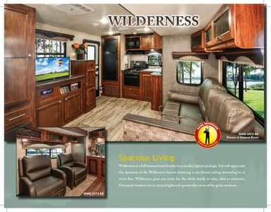 2016 Heartland Wilderness West Coast Brochure page 2