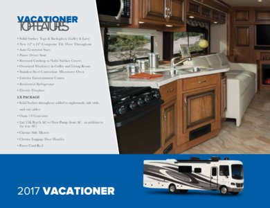 2016 Holiday Rambler Vacationer Brochure page 6