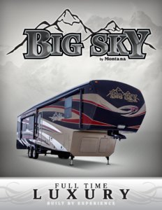 2016 Keystone RV Big Sky Brochure page 1