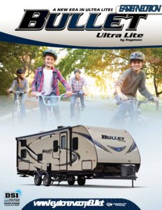 2016 Keystone RV Bullet Eastern Edition Brochure page 1