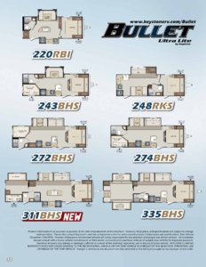 2016 Keystone RV Bullet Eastern Edition Brochure page 10